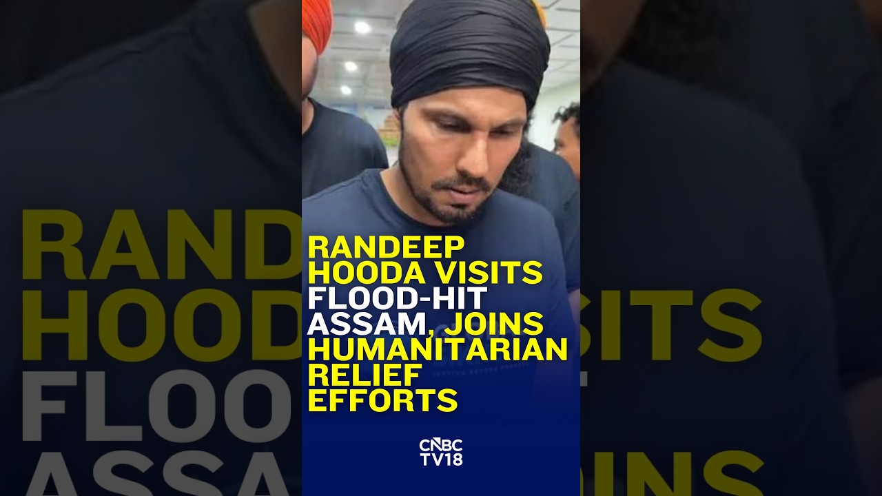Assam Flood News: Randeep Hooda Extends Helping Hand in Assam, Serves Food at Relief Camp | N18S