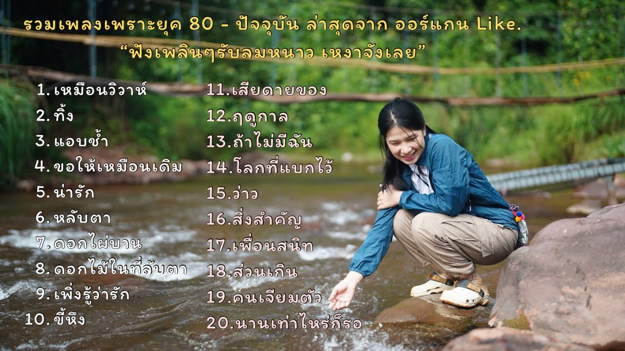 รวมเพลงเพราะยุค 80   ปัจจุบัน ล่าสุดจาก ออร์แกน Like (ไฟล์มาสเตอร์)