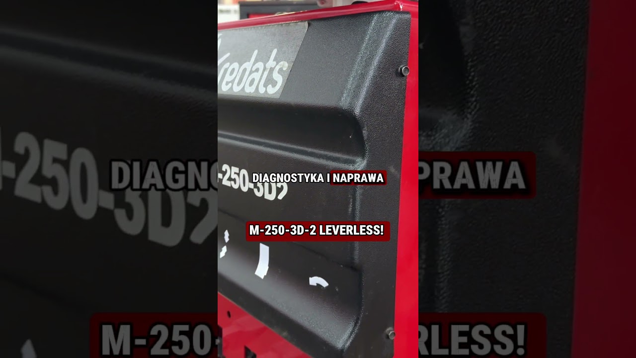 Serwis montażownicy M-250-3D-2 z Leverless 🔧