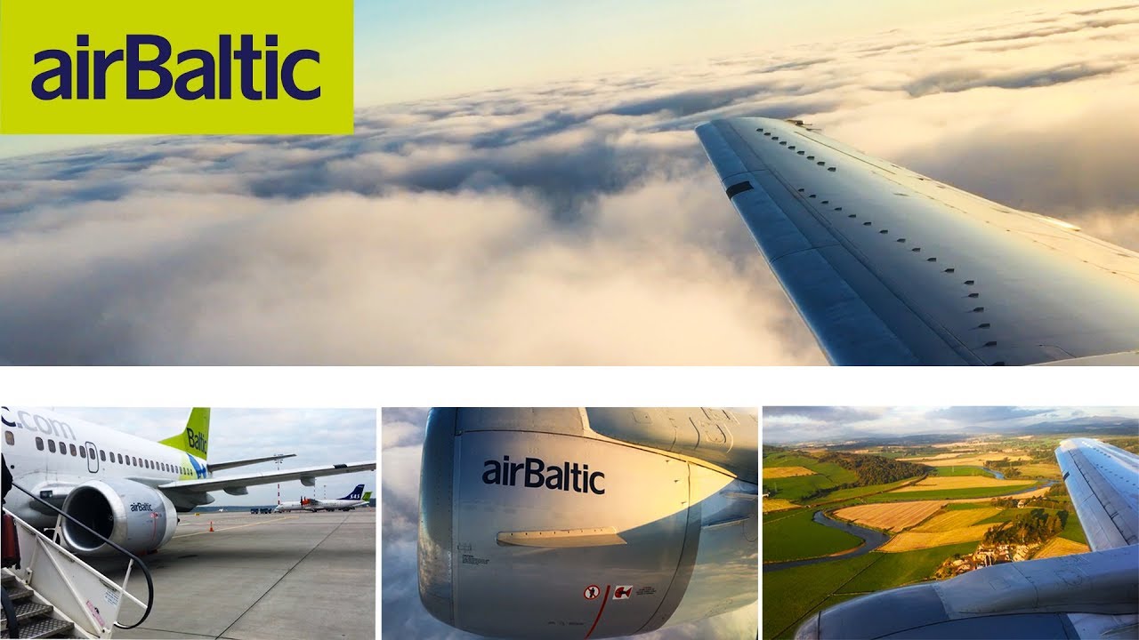 Air Baltic Boeing 737 Classic Riga to Aberdeen (B737-500 RIX-ABZ) FULL FLIGHT