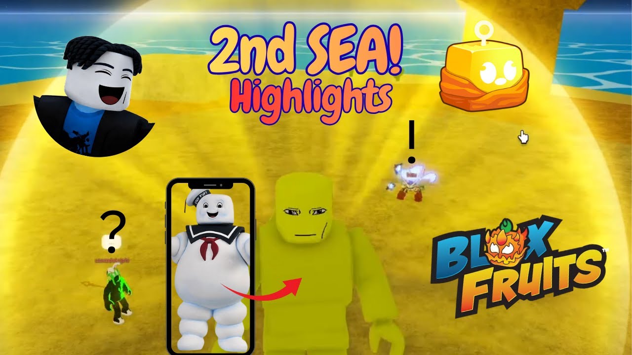 BLOX FRUITS 🌐 Second Sea 🌊 Highlights PART 1 【Roblox】