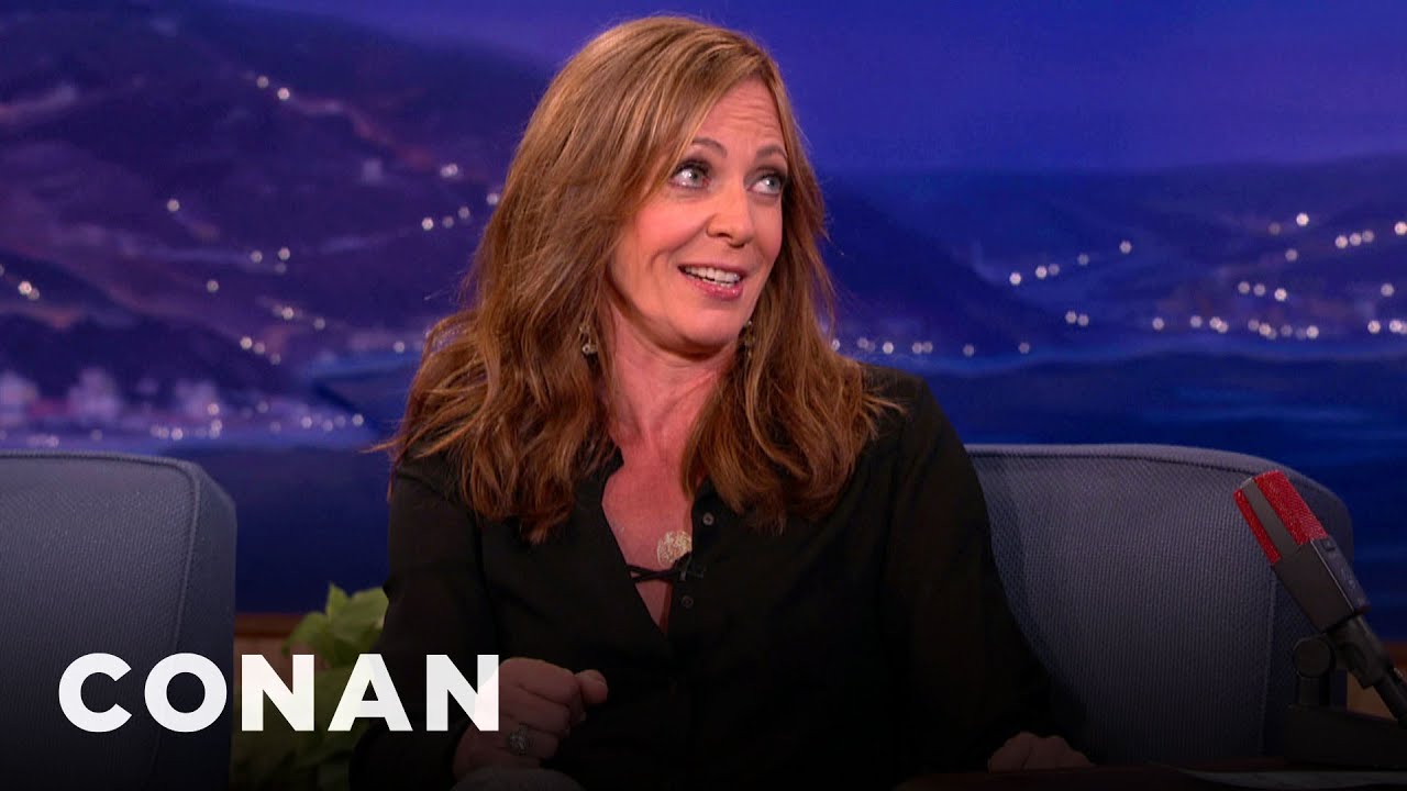 Allison Janney Loves To Make Out With People | CONAN on TBS