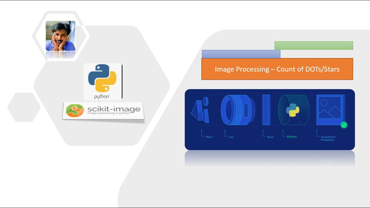 SKImage Python Tutorial | Extract the number of DOTs/Stars from the image | OneTouchBI