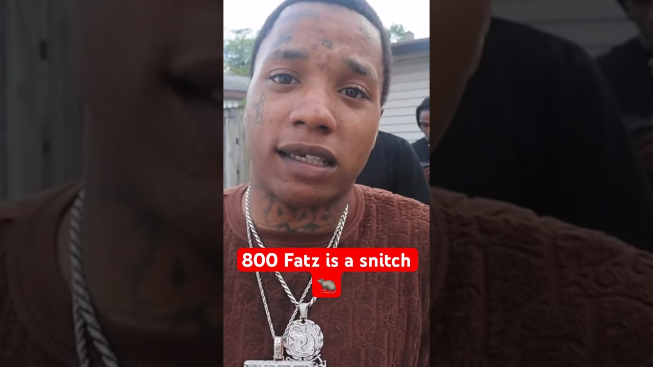 Dmg lil deuce says 800 Fatz is a snitch #shorts #fyp