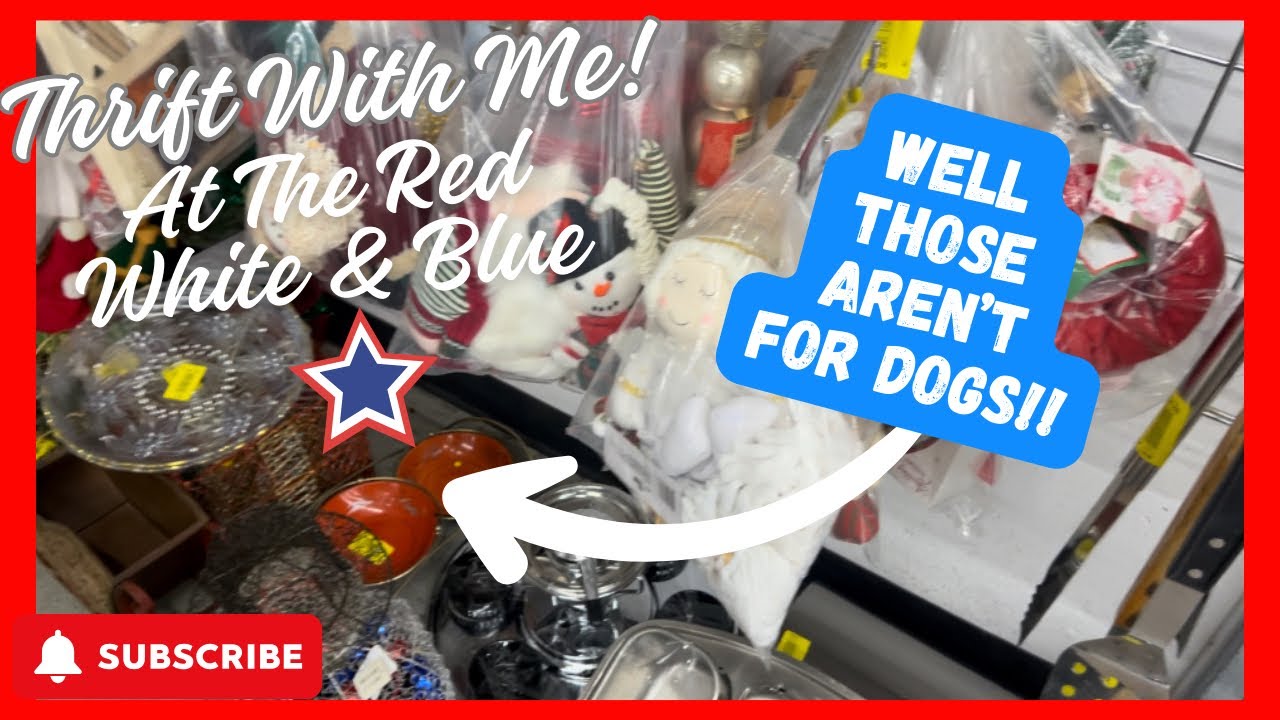 THRIFT WITH ME FOR RESALE AT WORLD THRIFT: A RED WHITE & BLUE STORE|EBAY|VINTAGE|FLORIDA