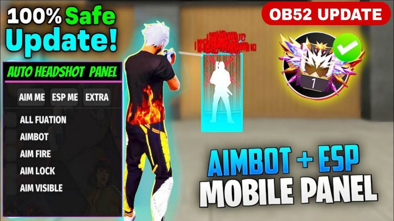OB52 UPDATE AUTO HEADSHOT+LOCATION FF & FF MAX MOBILE PANEL MAIN ID SAFE ⚡