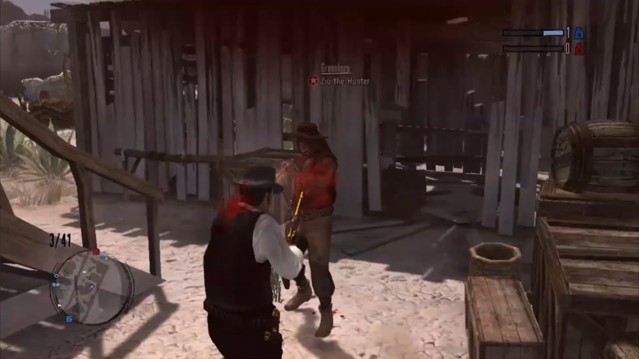 Red Dead session playing at 20 frames per second probably