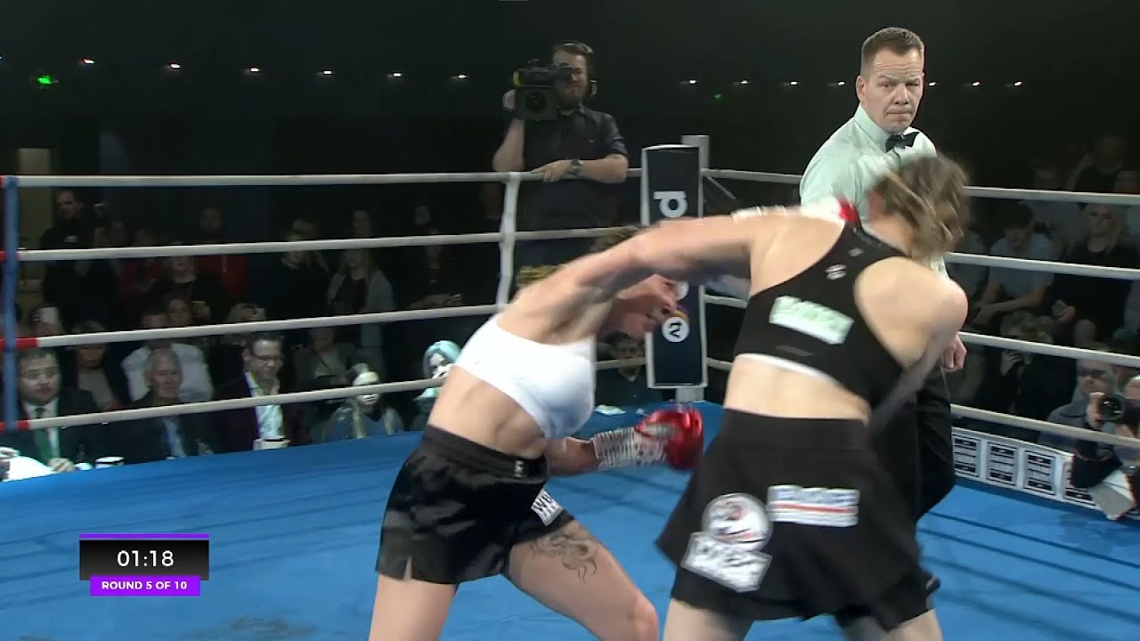 Sarah Mahfoud vs Lara Ochmann Full Fight | Danish Fight Night