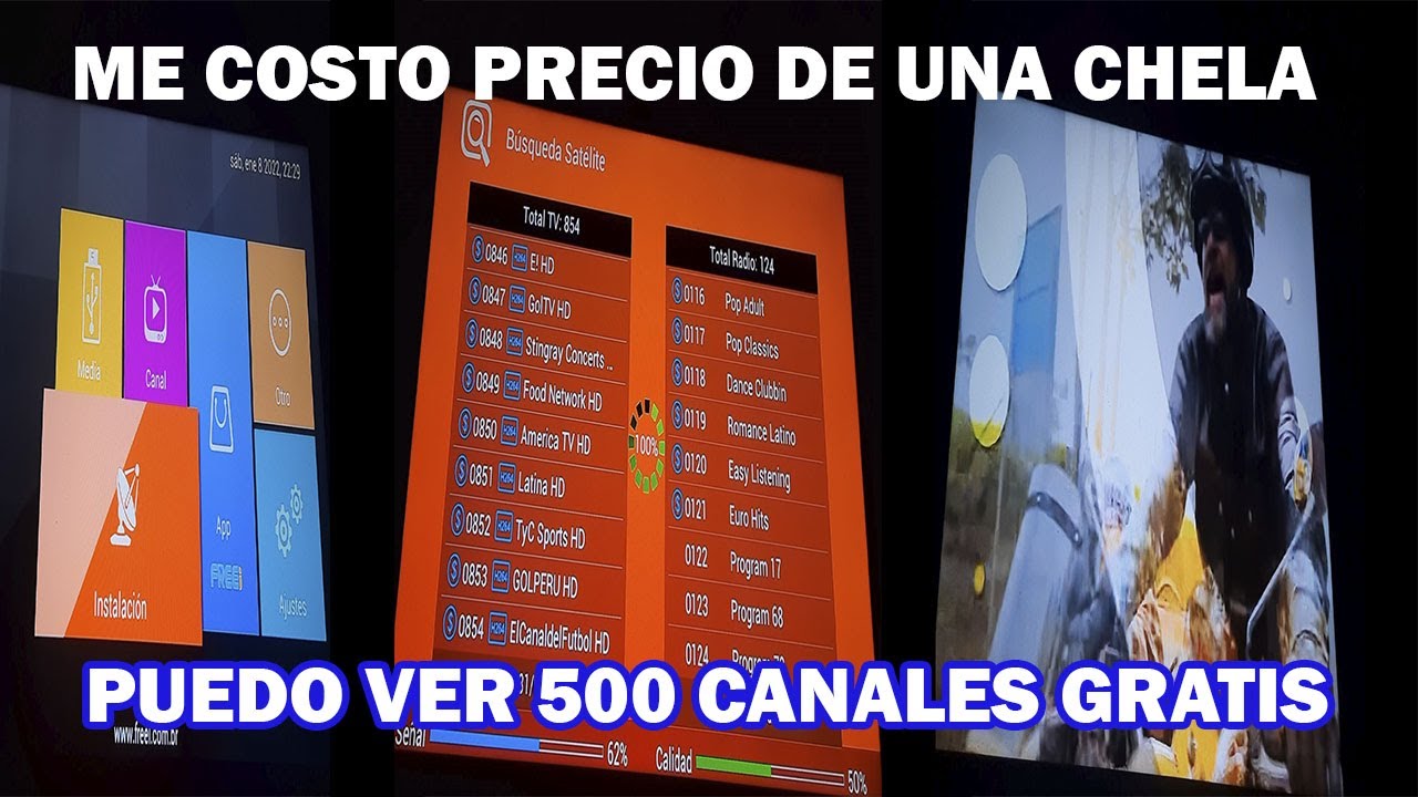 COMO VER TELEVISIÓN SATÉLITAL IKS  CON UN DECODIFICADOR QUE ME COSTO EL PRECIO DE UNA CERVEZA