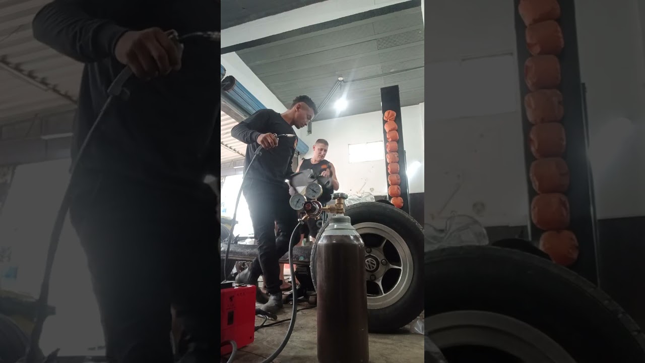 restaurando chaci de bugre com a máquina de solda USK 2