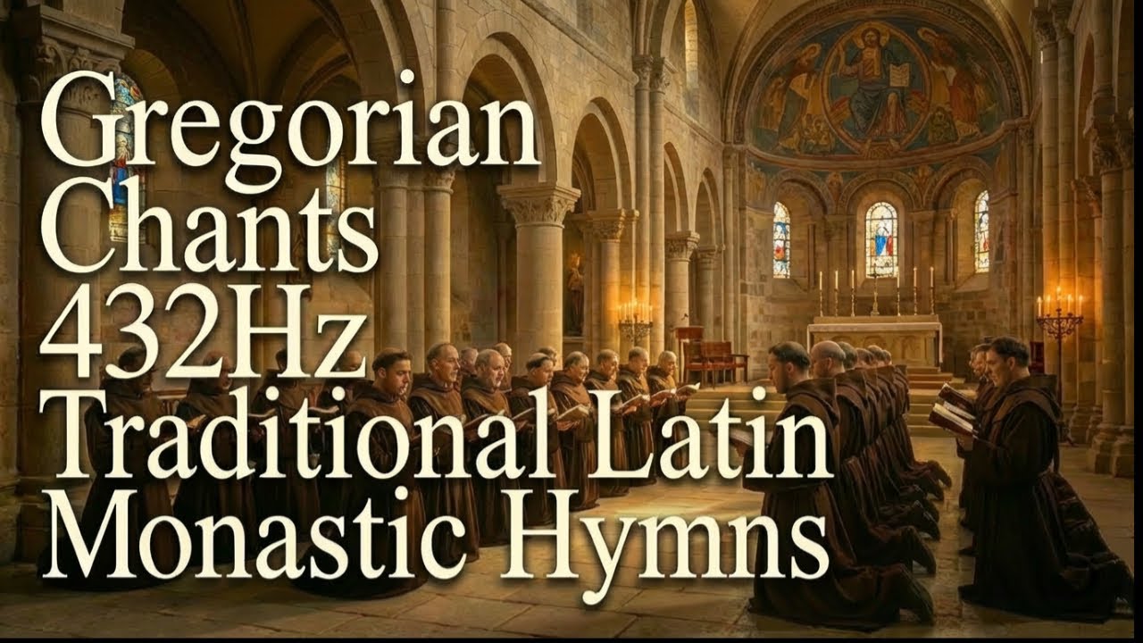 Divine Gregorian Chants 432Hz | Traditional Latin Monastic Hymns