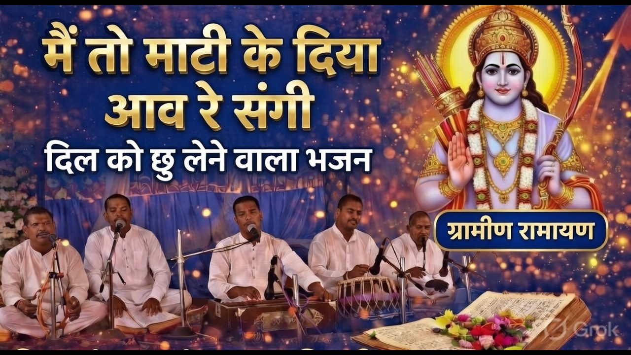 मैं तो माटी के दिया आव रे संगी | CG Ramayan Bhajan | Chhattisgarhi Bhakti Geet | CG LOK RANG