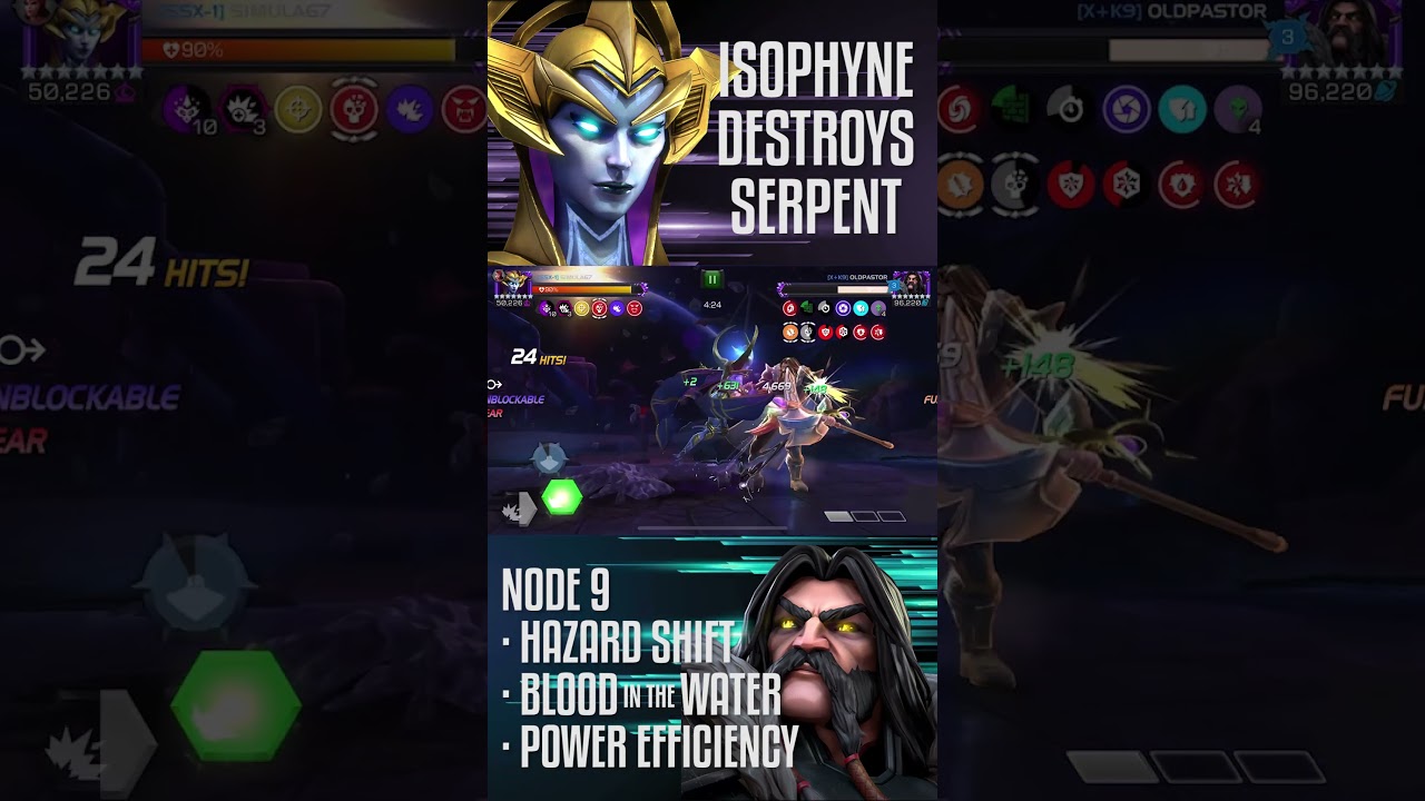 ISOPHYNE is the Best Node 9 Serpent Option #mcoc #marvelcontestofchampions #contestofchampions