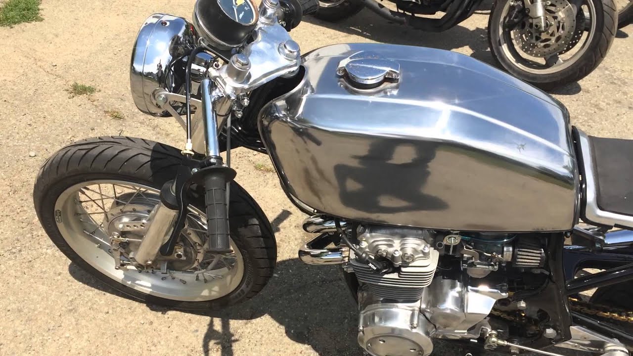 Cafe Cyckes newest build.  1975 CB400F Cafe Racer