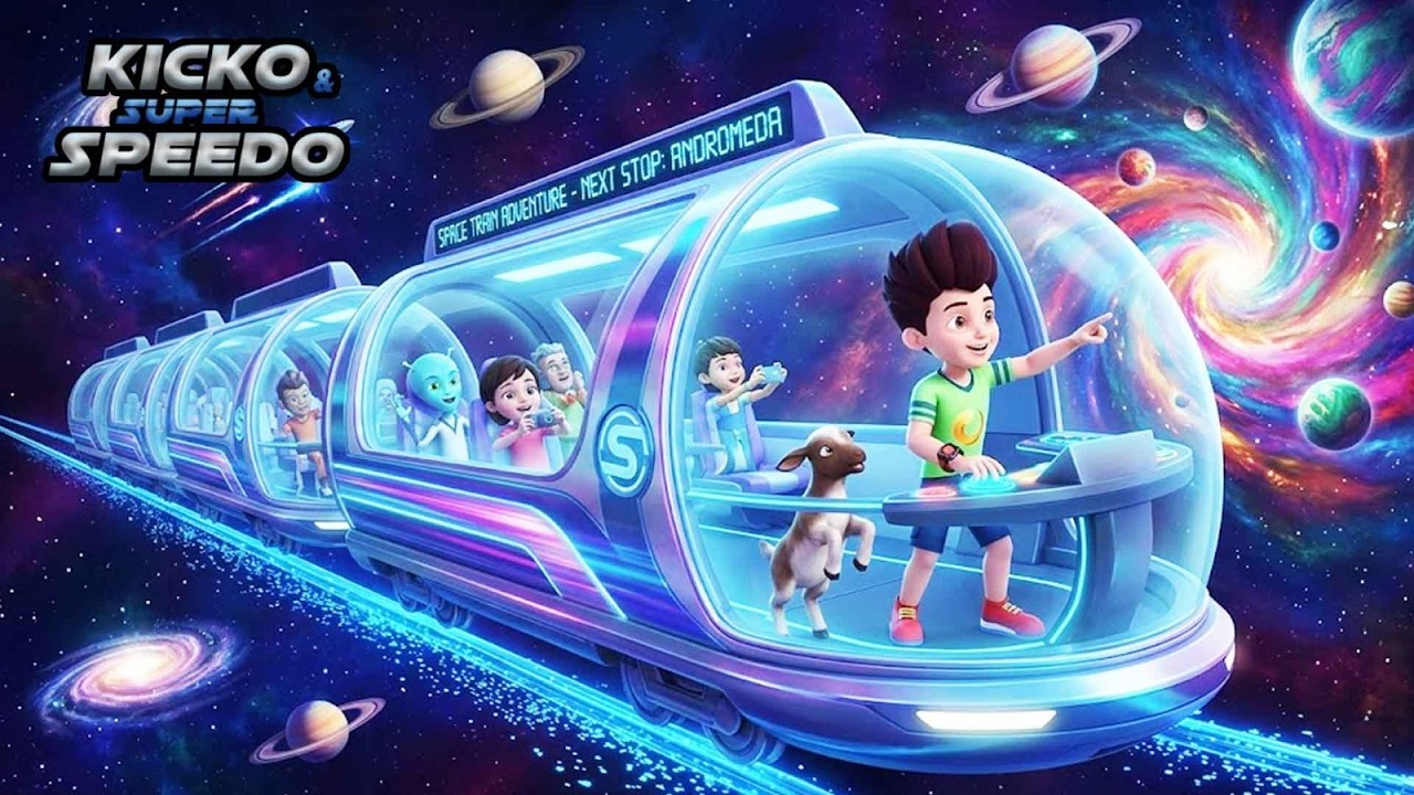 Kicko की Space Train में रोमांचक यात्रा |  Kicko & Super Speedo | Episodes In Hind | Funny Video