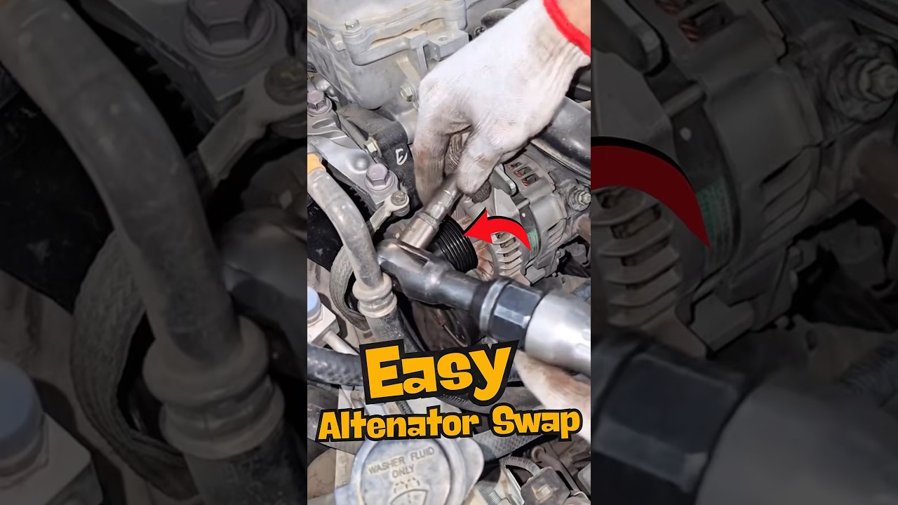 How to Replace Car Alternator | Easy DIY Alternator Fix #howto #diy