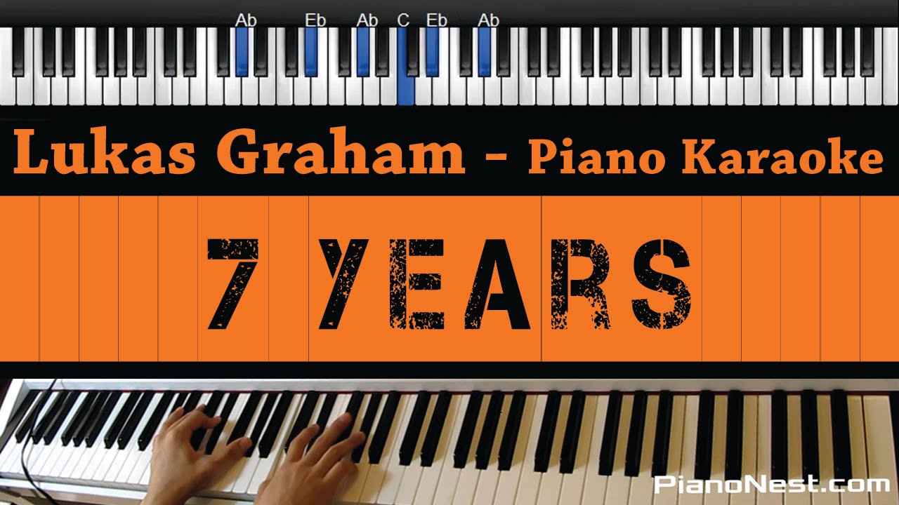 Lukas Graham - 7 Years - Piano Karaoke / Sing Along / Cover with Lyrics