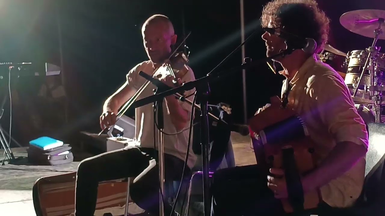 Le duo Christophe Correc et Pierre Stephan en festnoz 