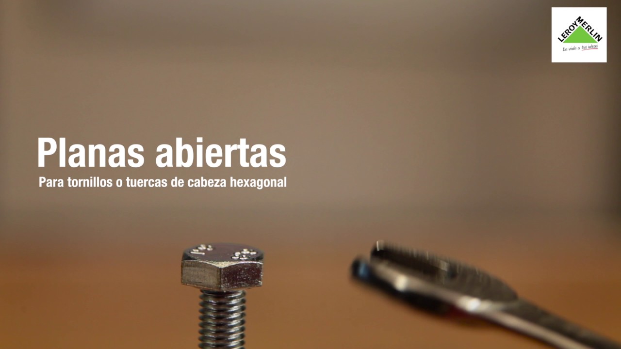 Cómo elegir llaves para tuercas y tornillos - LEROY MERLIN