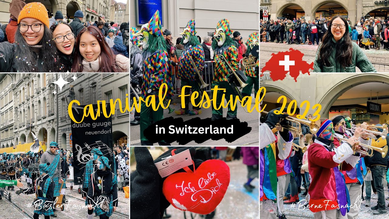 CÓ GÌ VUI Ở LỄ HỘI HÓA TRANG LỚN NHẤT THỤY SĨ 🎭? BASLER & BERNE FASNACHT 2023🇨🇭Ree Juree