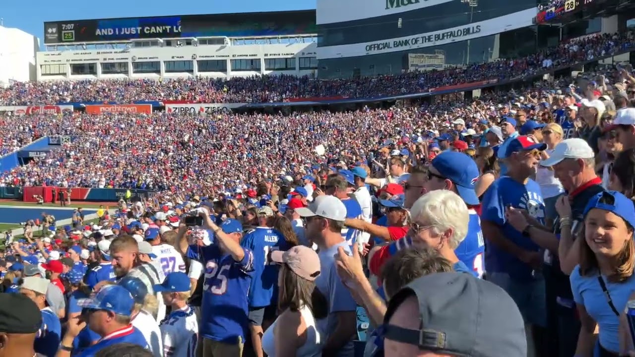 Mr. Brightside, Bills Saints Game!