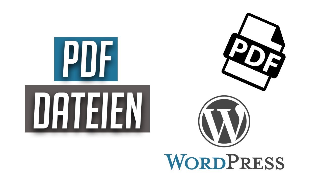 PDF-Dateien in WordPress einbinden.. aber richtig - Tutorial