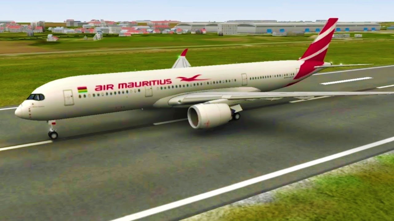 A359 AIR MAURITIUS TAKE-OFF FROM SOEKARNO-HATTA (CGK) INTERNASIONAL AIRPORT