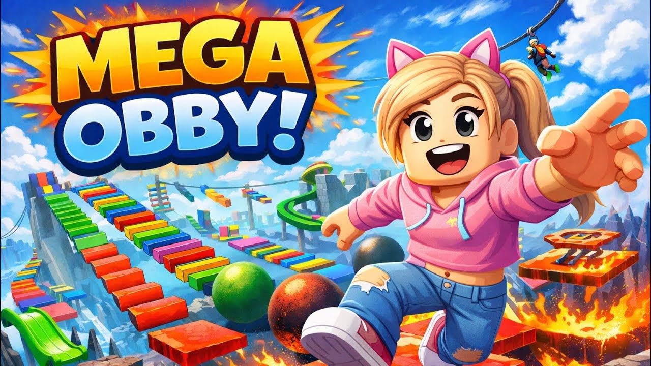 MEGA OBBY INSANO! Será que eu consegui? 