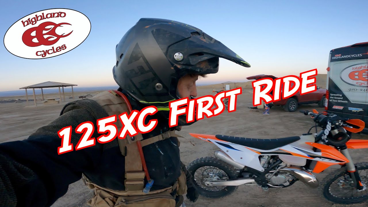 2021 KTM 125XC First Ride!