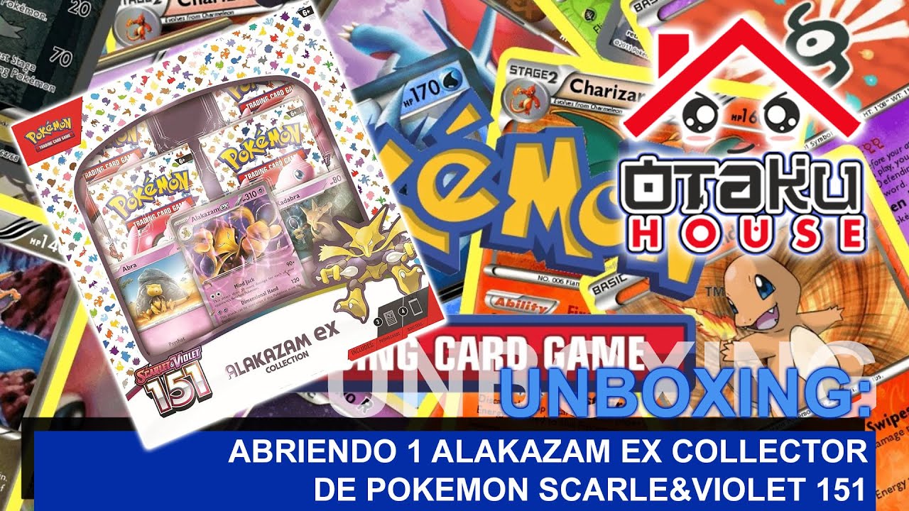 Abriendo Una Caja de POKEMON TCG – SCARLET & VIOLET 151 ALAKAZAM EX COLLECTOR