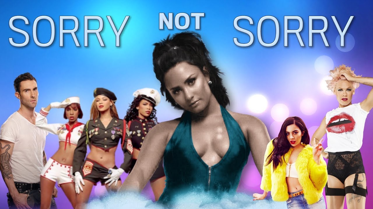 SORRY NOT SORRY MASHUP | Demi Lovato vs. Maroon 5, Charli XCX, Destiny's Child & P!nk