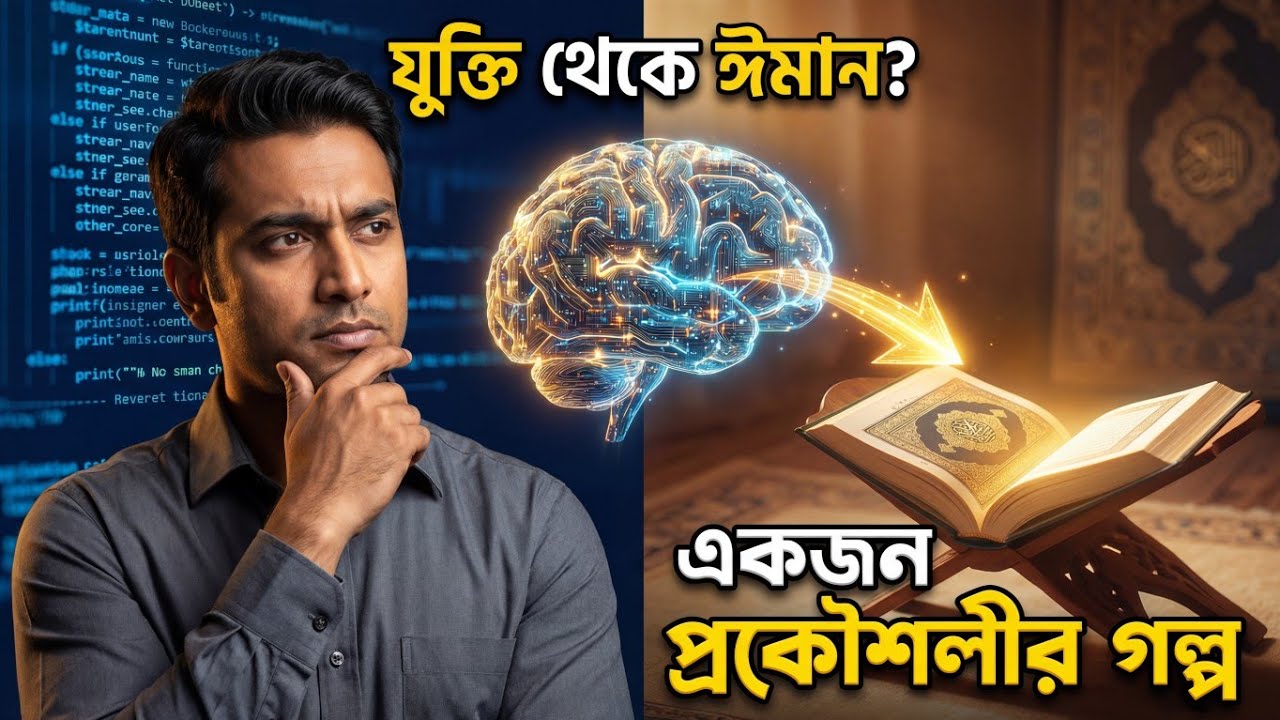 🧠🤲 একজন প্রকৌশলী কীভাবে ঈমান পেল? | যুক্তি থেকে ঈমান – পর্ব ১