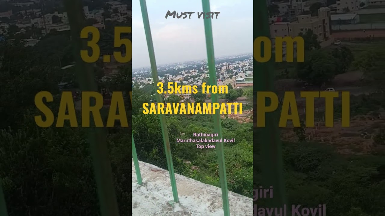 ✨just 3.5 kms from saravanampatti, temple evening open time-4. 00pm.small distance trek#temple#kovai