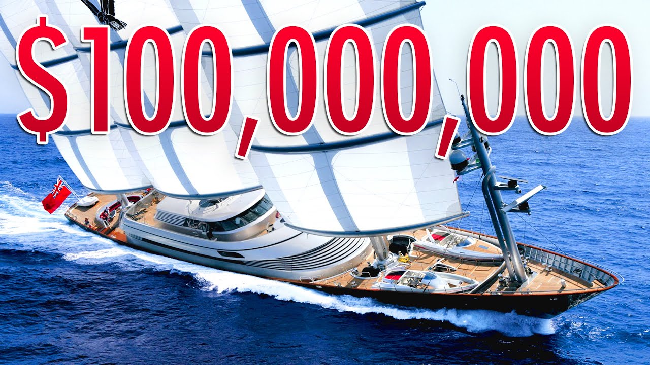 Inside a $100,000,000 Luxury Sailing Yacht