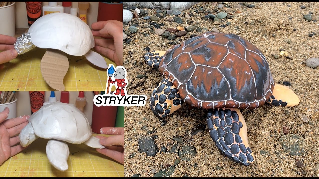 How o Make a Paper Mache Sea Turtle