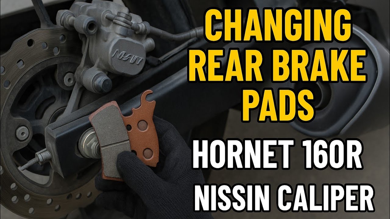 Changing Rear Brake Pads | Hornet 160R | Nissin Caliper | DIY Maintenance