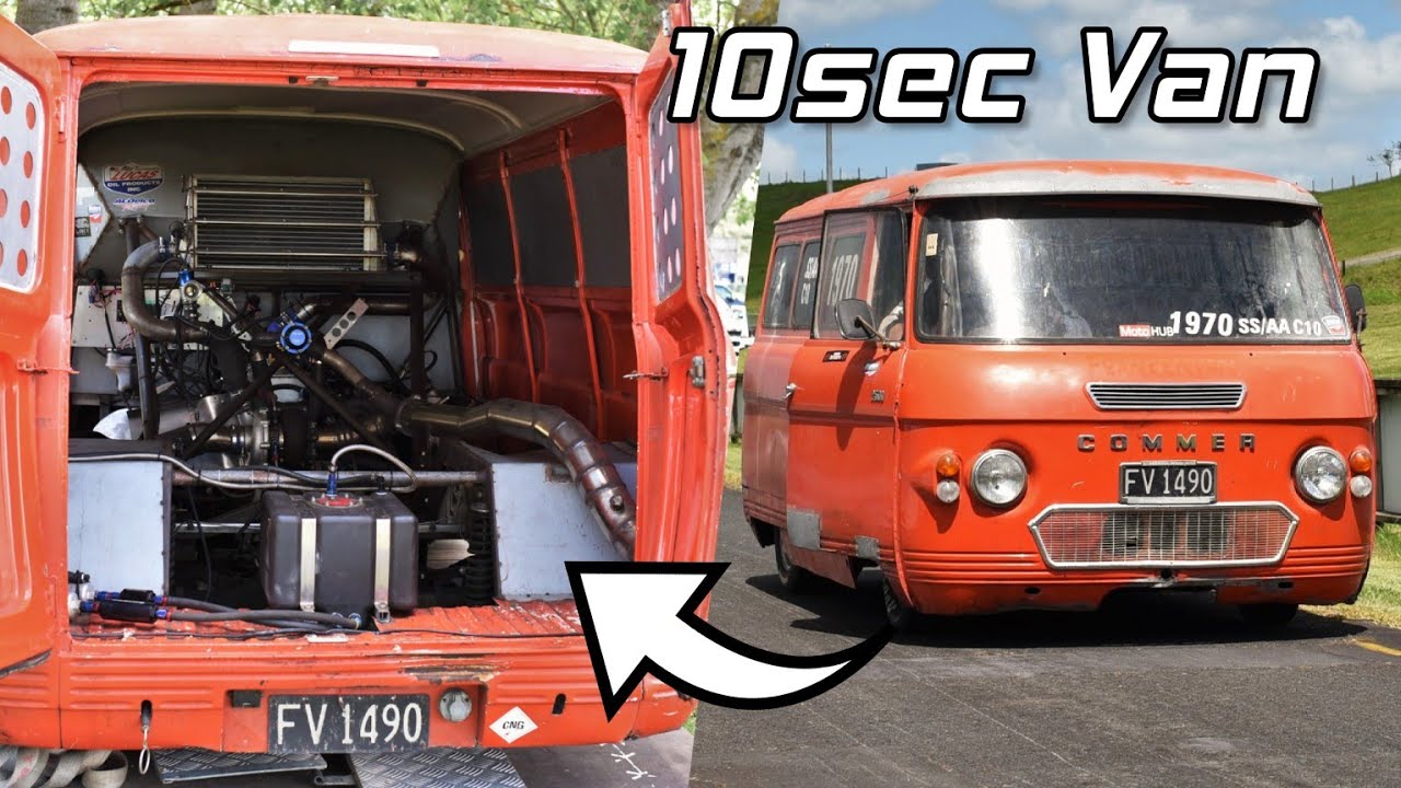 FrankenVan | 10-секундный грузовой фургон с задним расположением двигателя 1970 года! | Спецрепортаж