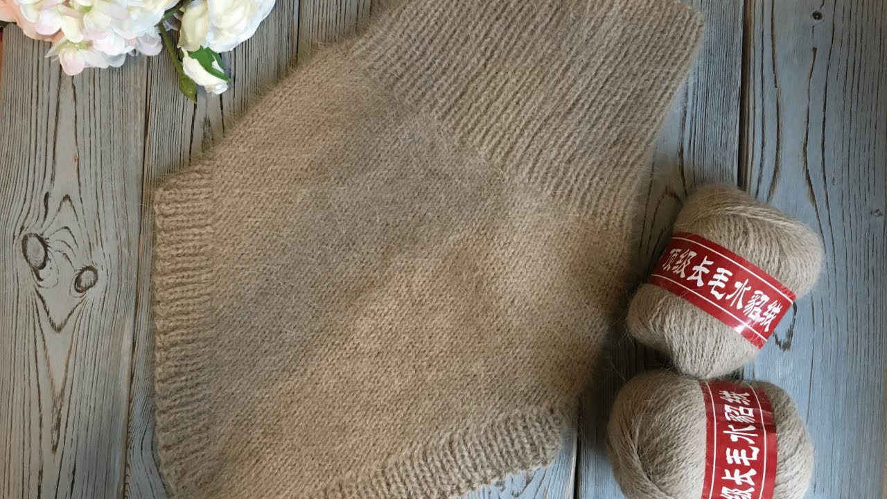 САМЫЕ МОДНЫЕ АКСЕССУАРЫ ЭТОГО СЕЗОНА. СНУД-УГОЛОК ИЗ ПУХА НОРКИ! KNITTED HAT