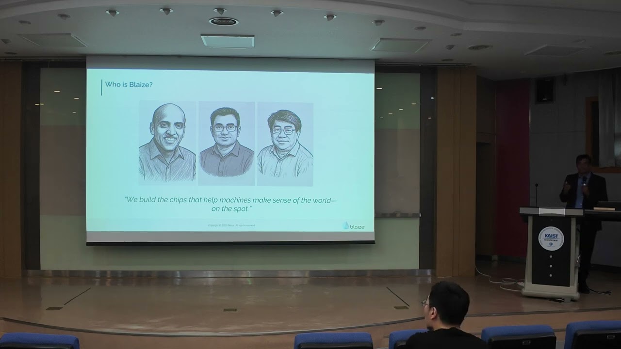 Lecture by Dinakar Managala (CEO of Blaize, Inc.) at KAIST