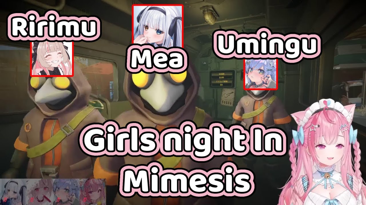 Some Funny Moments in Sakuna’s Mimesis Collab With Ririmu, Mea, and Umingu【Indie Vtuber】