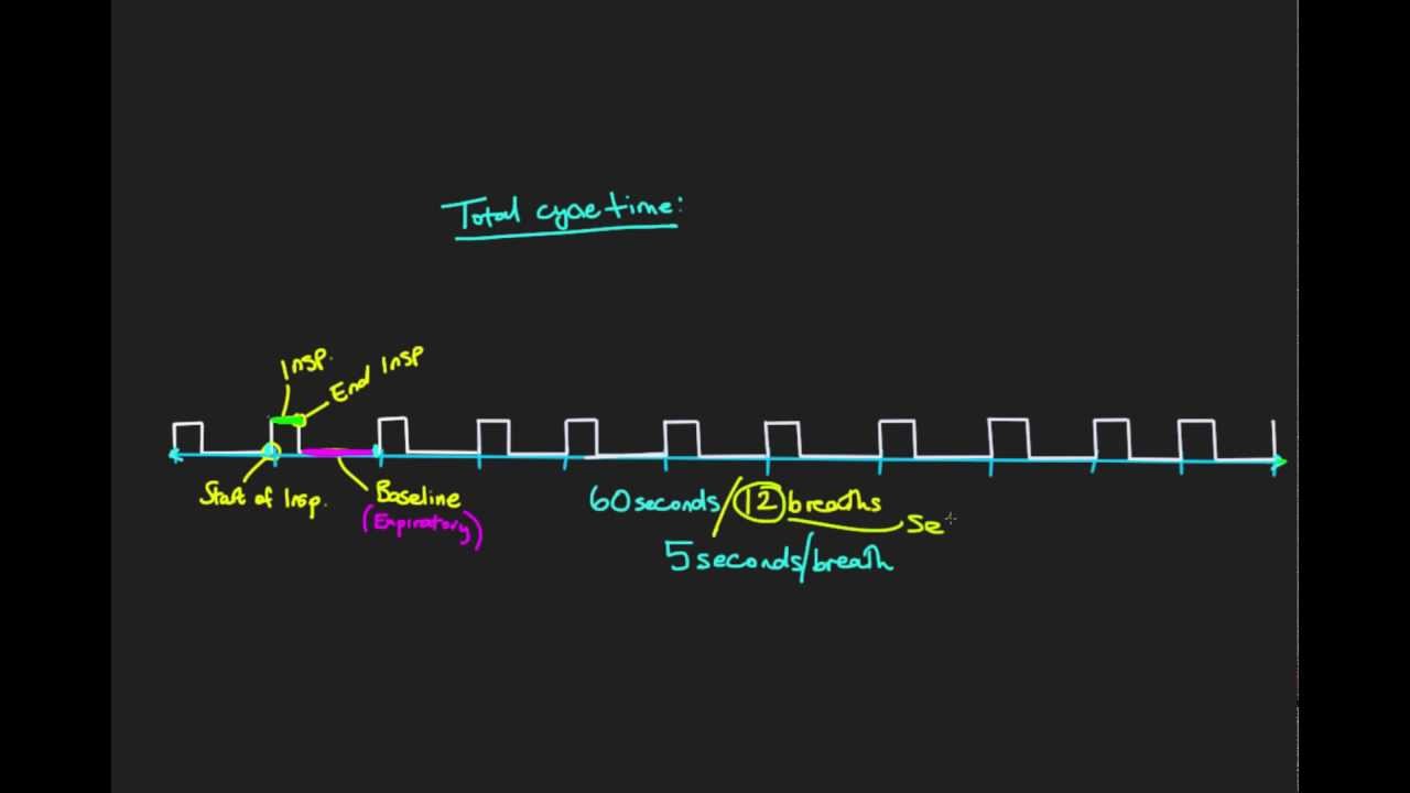 Principles of Mechanical Ventilation 3: Total Cycle Time and I:E ratio