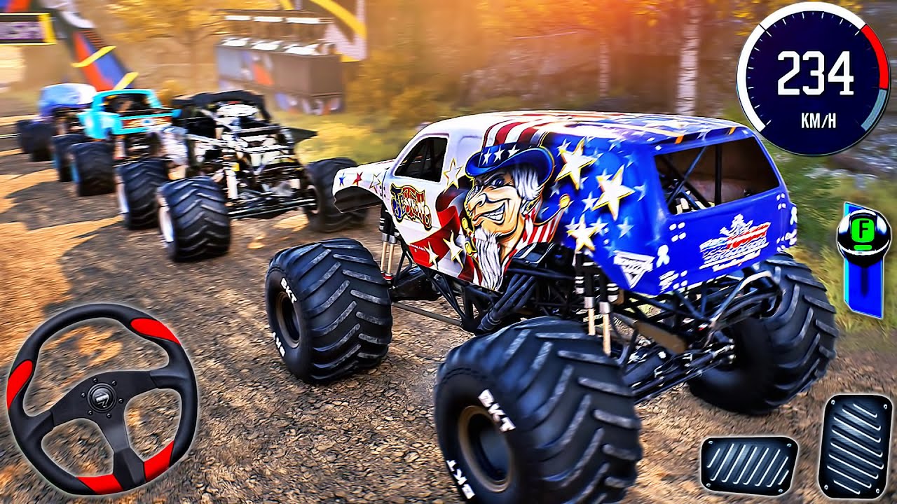 Monster Truck Racing Offroad - 4x4 Derby Mud and Rocks Driver Monster Jam Showdown - PC GamePlay #3