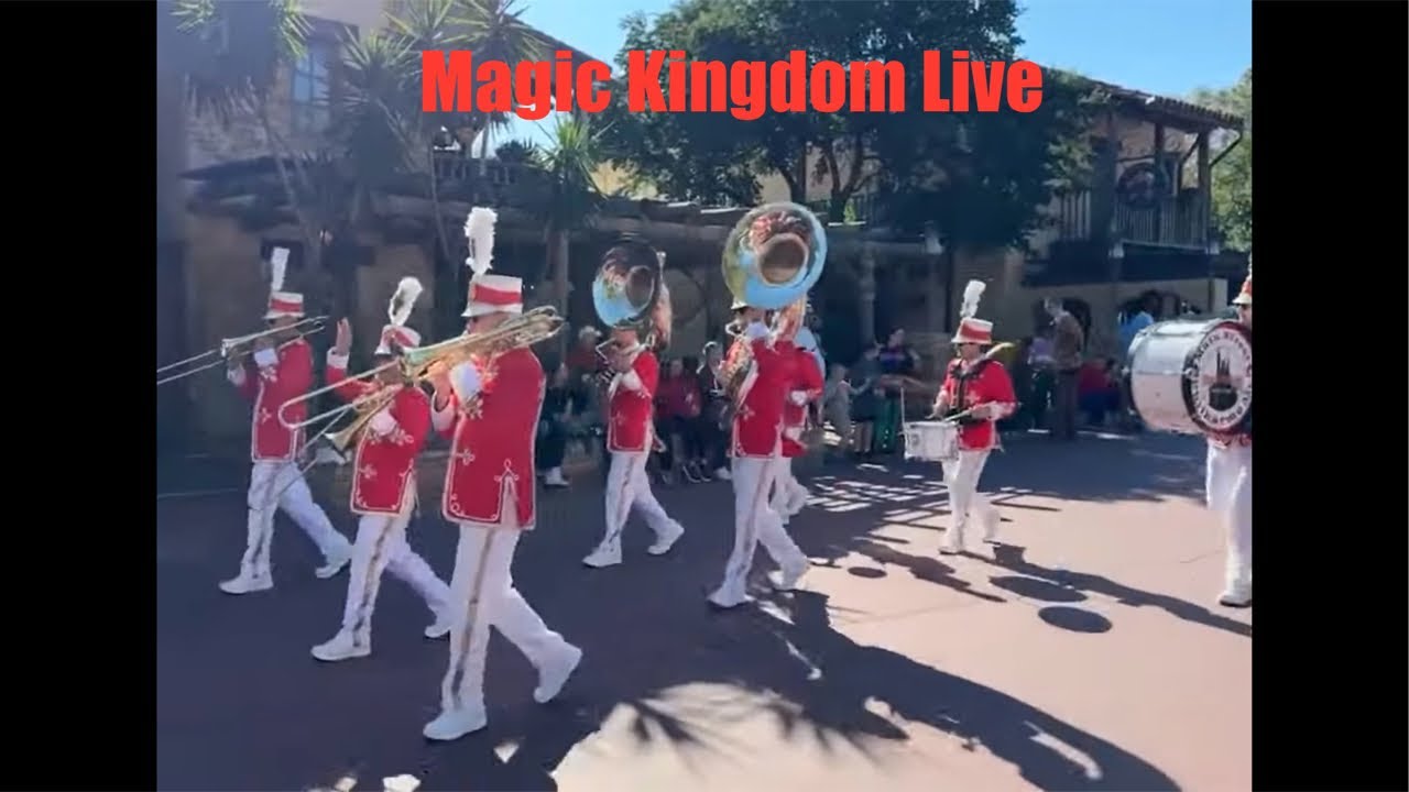 Magic Kingdom Live Stream Disney World Livestream Flag Retreat Riverboat Shows Rides Fun