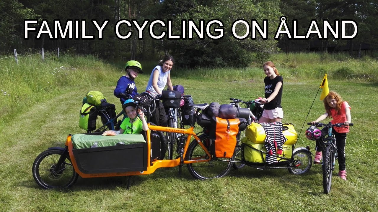 Family  Bike Touring on Åland - Day 1 and 2