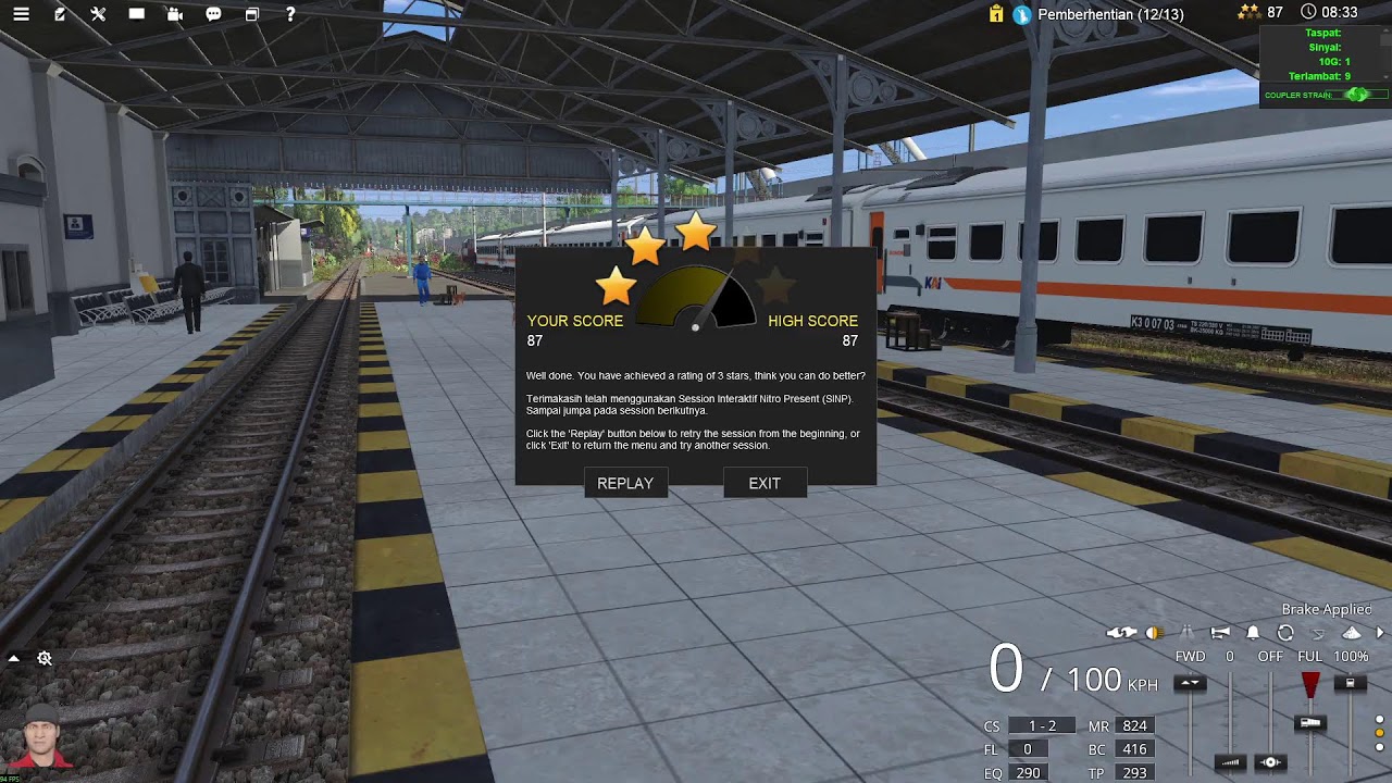 [LIVE] Dinas CL 387 Garut  Bandung-Padalarang Trainz Simulator