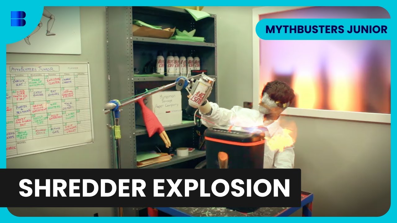Dust + Spark = Kaboom! - Mythbusters Junior - S01 EP106 - Science Documentary