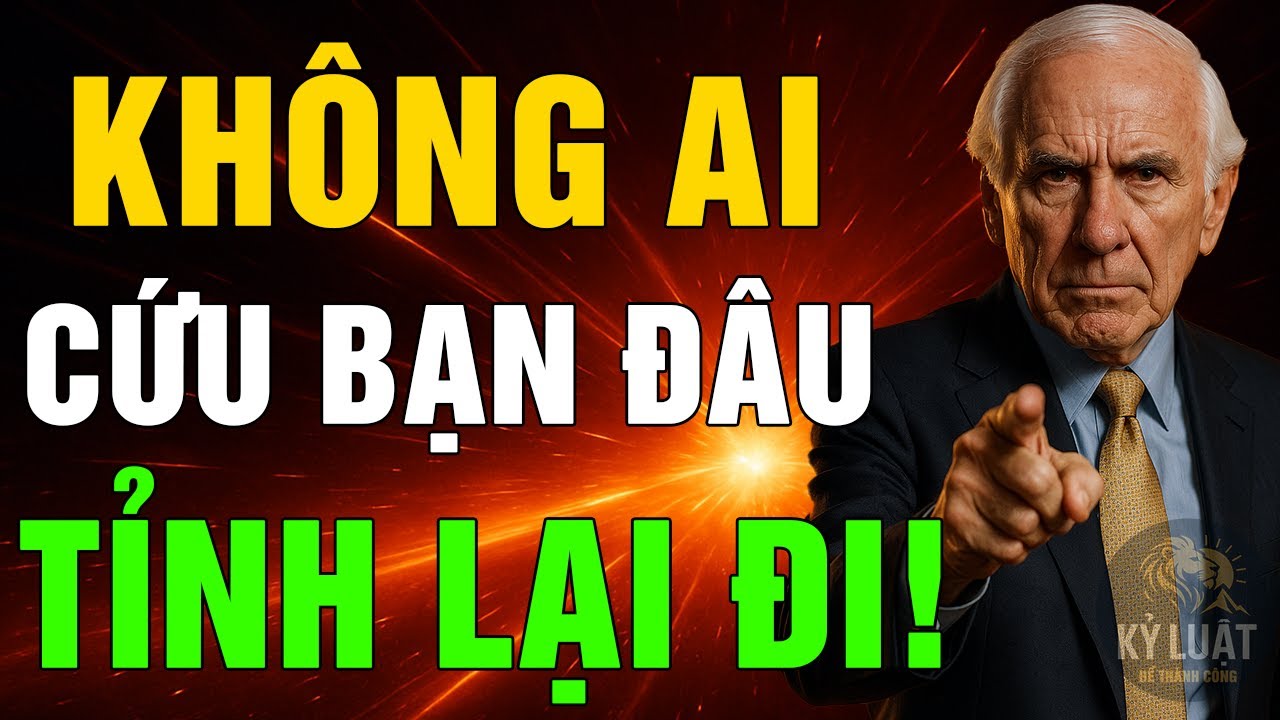 Không Ai Cứu Bạn Đâu. TỈNH LẠI ĐI! (Sự Thật Phũ Phàng Thay Đổi Đời Bạn) - Động Lực Từ Jim Rohn
