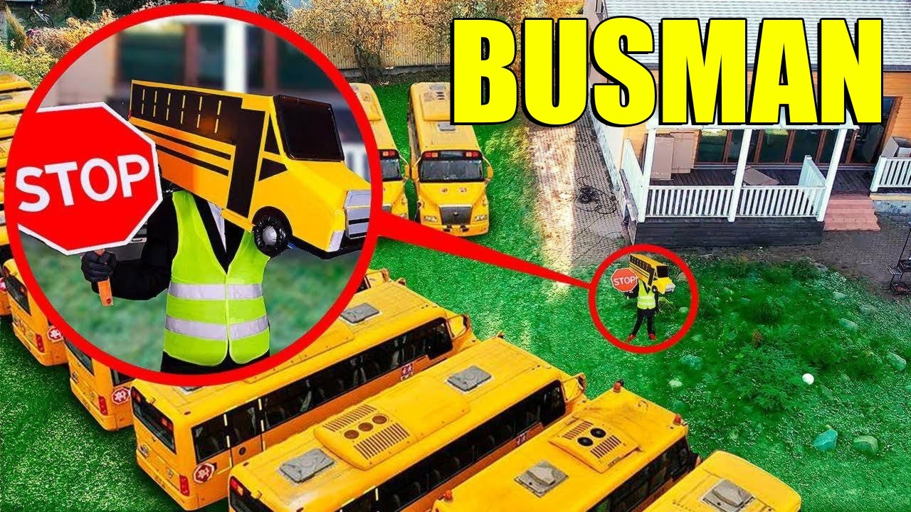 мой дрон снял АВТОБУСМЕНА рядом с нашим домом!