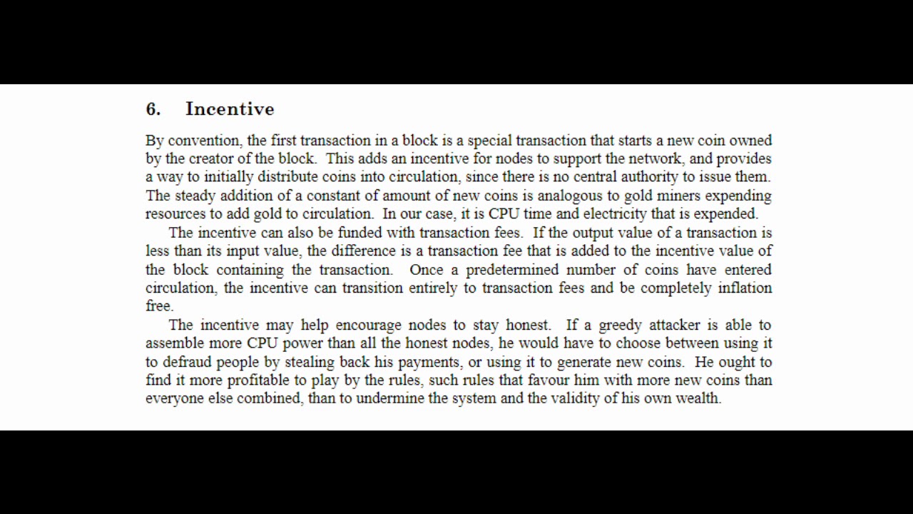 Bitcoin Whitepaper (