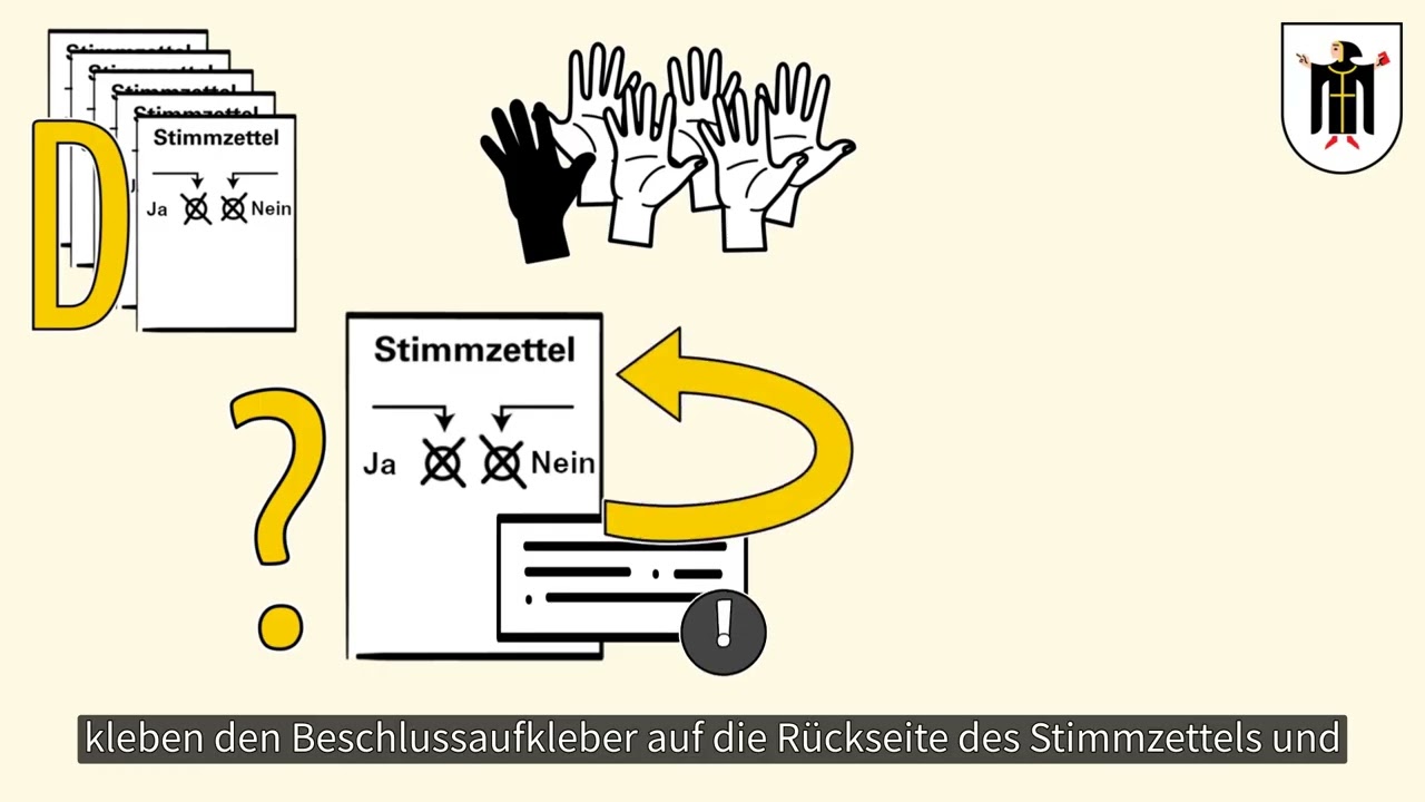 B&uuml;rgerentscheid: Ergebnisermittlung Stapelbildung (Briefwahl)